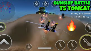 Gunship Battle Episode 6 Mission 8 | With T5 Tomcat😍 | joy city gunship battle new plane