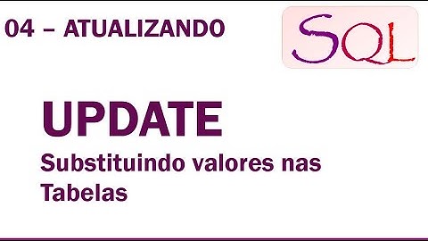 Curso de SQL 04 - Update , atualizando registros - Cláusula Where