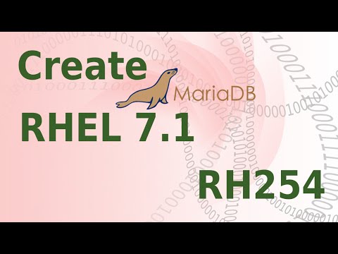 RH254 Create MariaDB Database