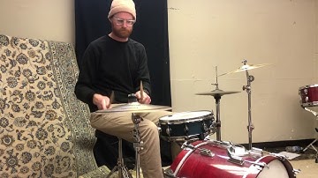 Make a groove out of paradiddles...