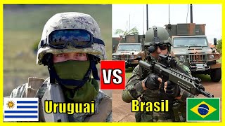 Uruguai X Brasil - Comparação do Poder Militar 2024
