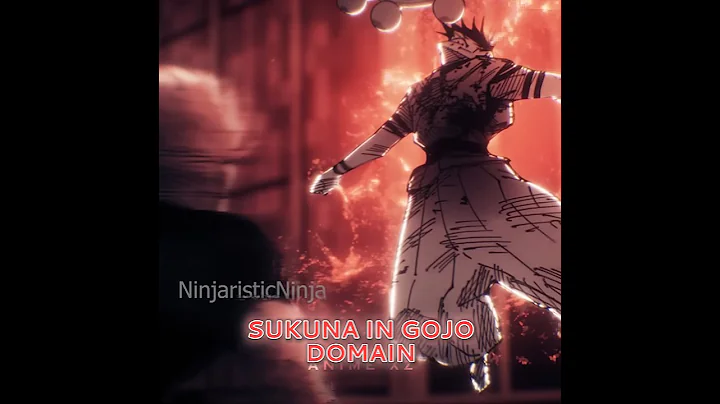 「 Gojo Cooked Sukuna in Both Domains 💀 」 - Gojo Badass Edit - Jujutsu Kaisen #shorts #anime #gojo