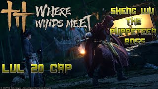 Sheng Wu The Puppeteer Boss Difficulty Where Winds Meet Closed Beta Gameplay Level 20 Cap