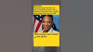 Summer Lee Forces Epstein Files Vote - GOP Fights Back