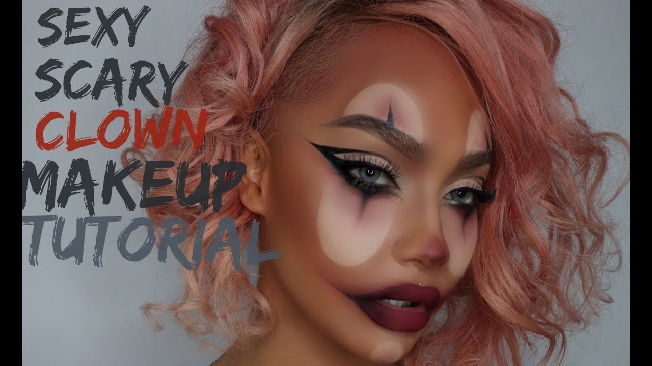 CLOWN MAKEUP SCARY SEXY TUTORIAL | SONJDRADELUXE - YouTube