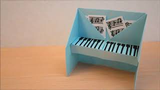 DIY CRAFTS TUTORIAL | HOW TO MAKE PAPER PIANO