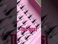 Which eyelashes are better? Review of false eyelashes🎀 #lashes #eyelashes #falselashes #bestlashes