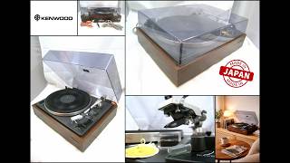 Kenwood KP-2022A Auto-Return Wood Turntable New Ortofon Stylus Kenwood KP-2022A Auto-Return Wood Turntable New Ortofon Stylus