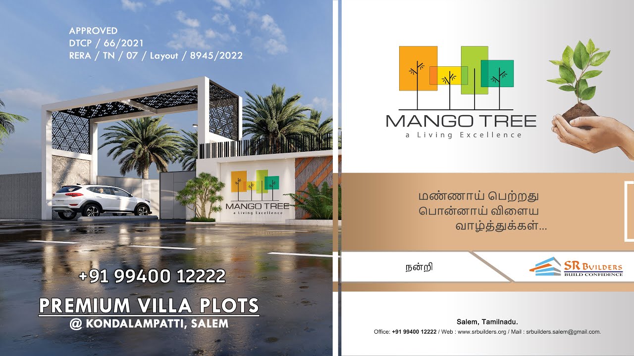 Premium Villa Plots for Sale in Salem