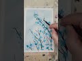 Quick and easy - How to paint Magnolias using Masking Fluid #watercolor #relaxingart #speedpainting
