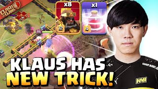 KLAUS&#39; new TRICK is perfect for SUPER HOG ATTACKS! Clash of Clans