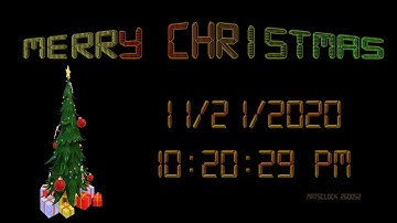 MatsClock 260052 - Free Digital Clock for PowerPoint Presentation Slides