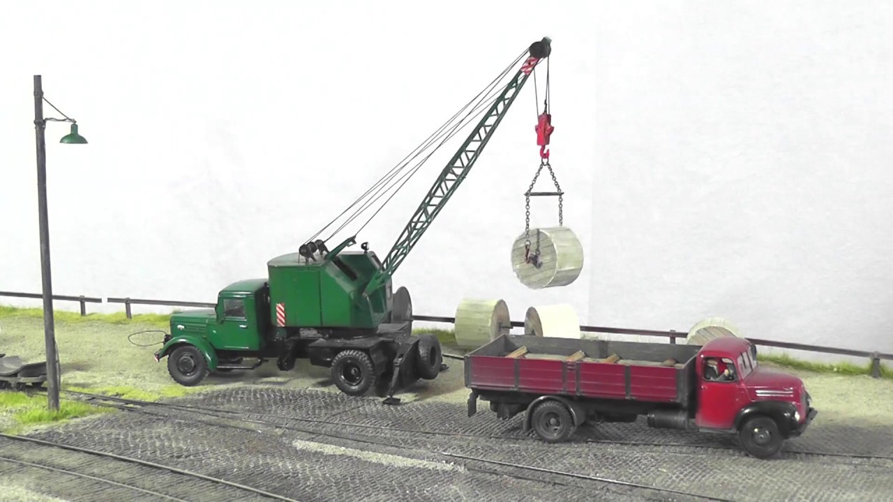 1 43 RC Mobile Crane Completed on Denton Brook - YouTube