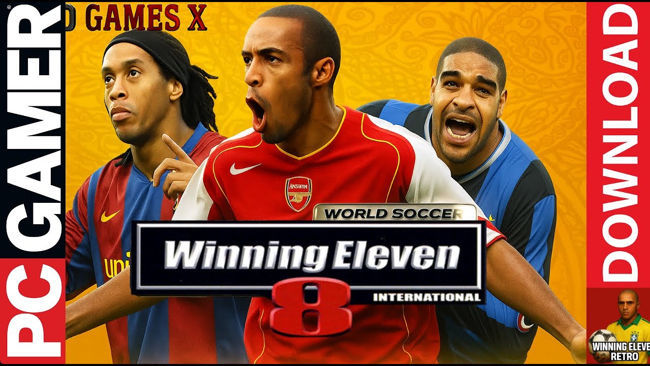 Winning Eleven 8 International PC ORIGINAL | Gameplay Clássico