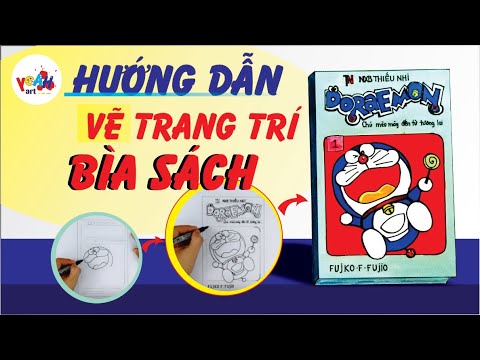 Trang Trí Bìa Sách. Bìa Sách Doremon. Mĩ Thuật 8. (Thầy Hiệp) - Youtube