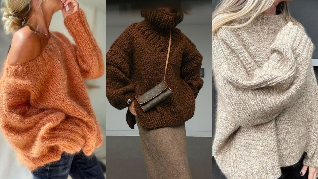 СТИЛЬНЫЕ ВЯЗАНЫЕ МОДЕЛИ ЗИМА_ВЕСНА 💕ОРИГИНАЛЬНЫЕ КАРДИГАНЫ СВИТЕРЫ