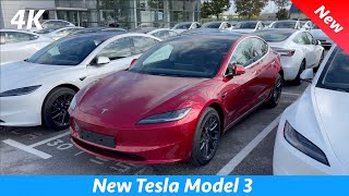 Tesla Model 3 2024 - First deliveries start in Europe (I spotted A NEW CHANGE in the RWD interior!)