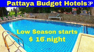 Pattaya Budget Hotels Low Season $16 a night
