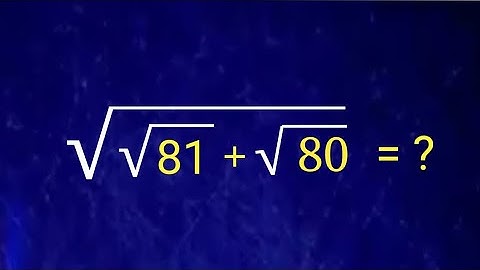 Math Olympiad Radical Simplification | International Math Olympiad | Mathematical Problem | Math