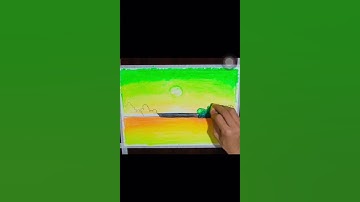 Vẽ tranh phong cảnh quê hương bằng màu sáp dầu #vetranh #drawing #art #họcvẽ #huongdanve #painting