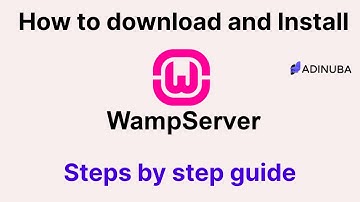 How to download and Install WAMP SERVER -  Steps by step guide