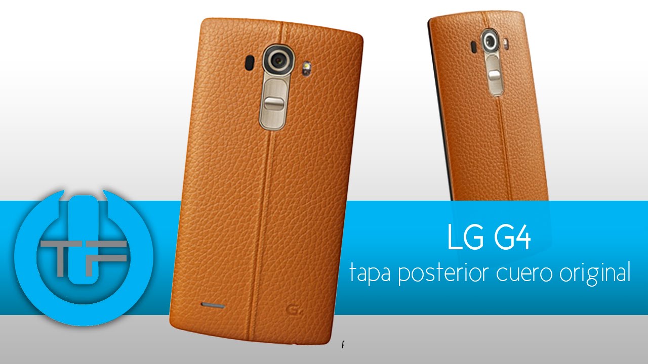 LG G4 tapa posterior de cuero legitimo -