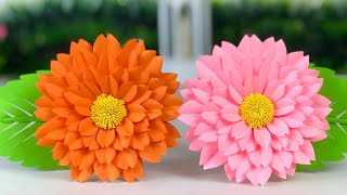 Amazing Paper Flower 🌺 Making/ Home Decor / paper Crafts for School / Paper Flowers