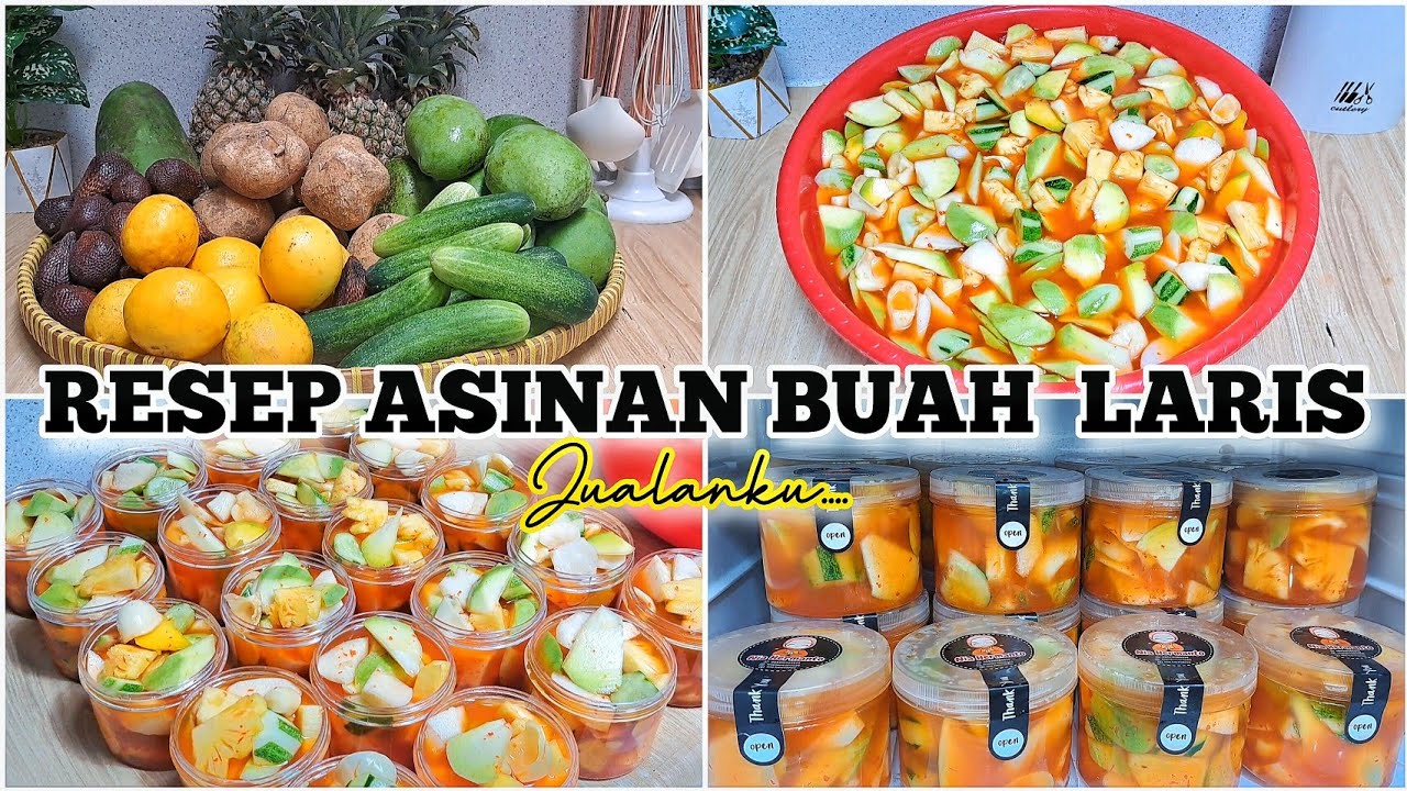 RESEP ASINAN BUAH JUALANKU LARIS SELALU DI REPEAT ORDERA#niahermanto #asinanbuahsegar #idejualan#irt