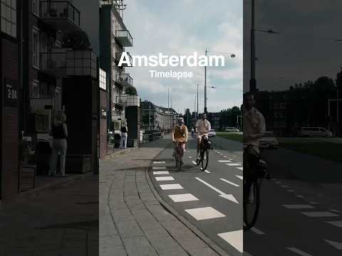 City Vibes: Amsterdam Timelapse 🇳🇱#amsterdam #timelapse #street #city #travel #urban #europe — free youtube stock footage