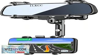 ILKCC Rearview Mirror Phone Holder For Car 360 Rotating And Retractable Multifunctional screenshot 4