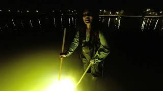Flounder gigging Biloxi Mississippi