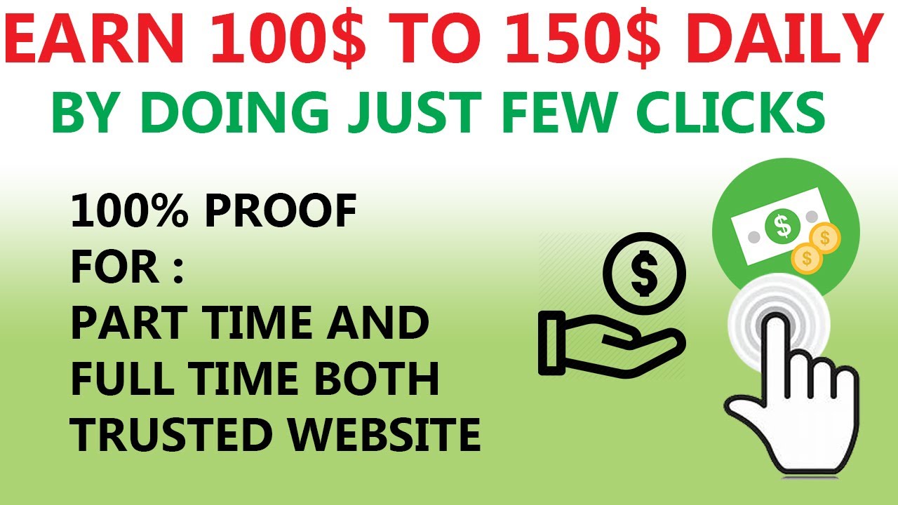 Earn Money By Few Click 100$-150$ without investment l How To Earn Money Online