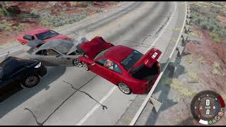 Fast cars, epic crashes: BeamNG Drive #7