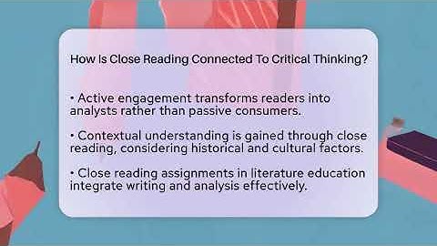 How Is Close Reading Connected To Critical Thinking? - The Prose Path