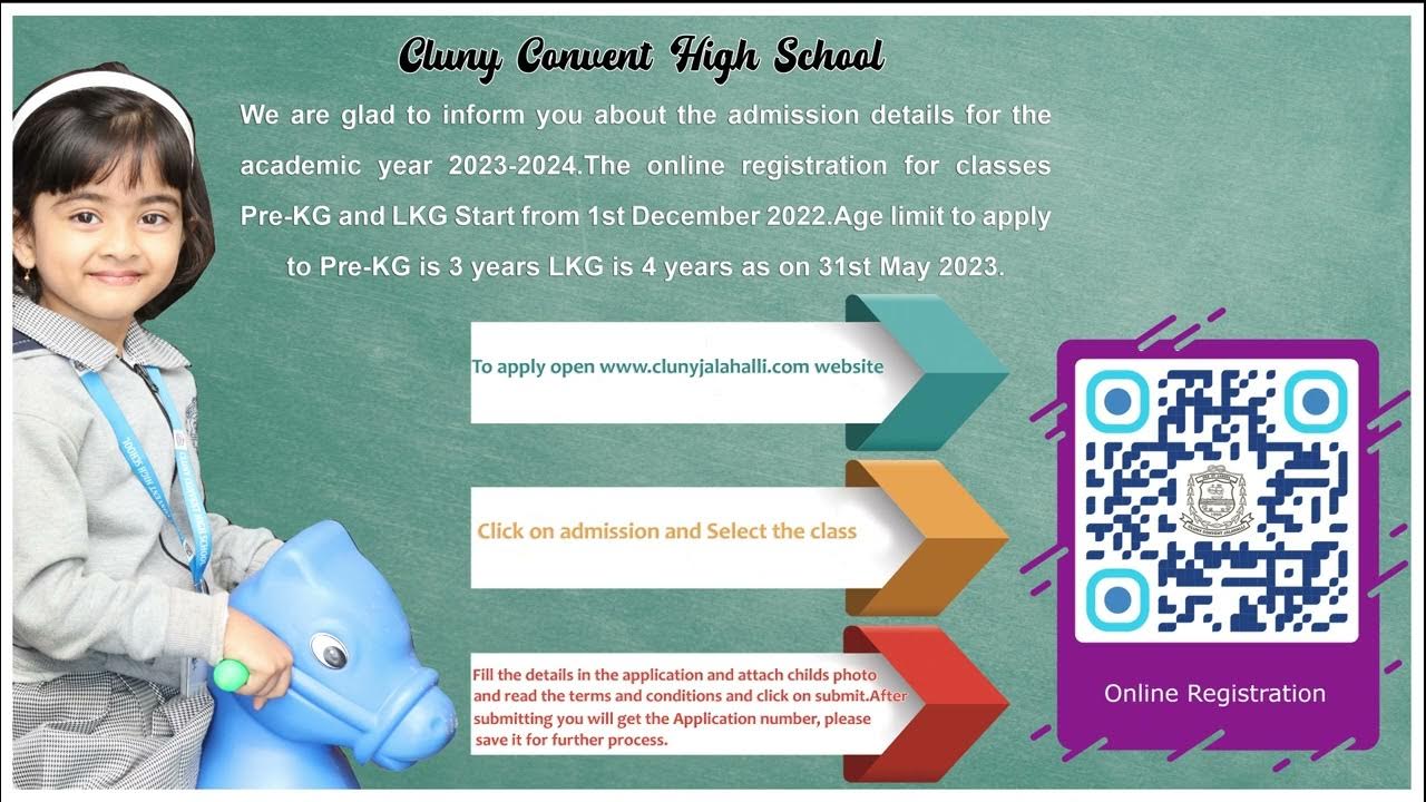 Cluny Convent Jalahalli (Admission details for the academic year 2023