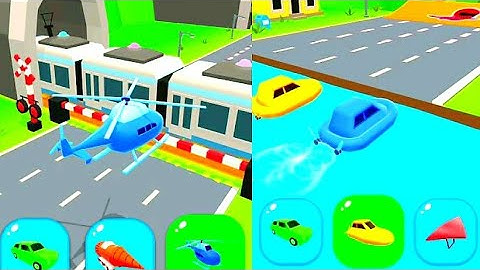 Shape-shifting All Levels Walkthrough Android IOS, New Mobile Running Games Gameplay Max Level 