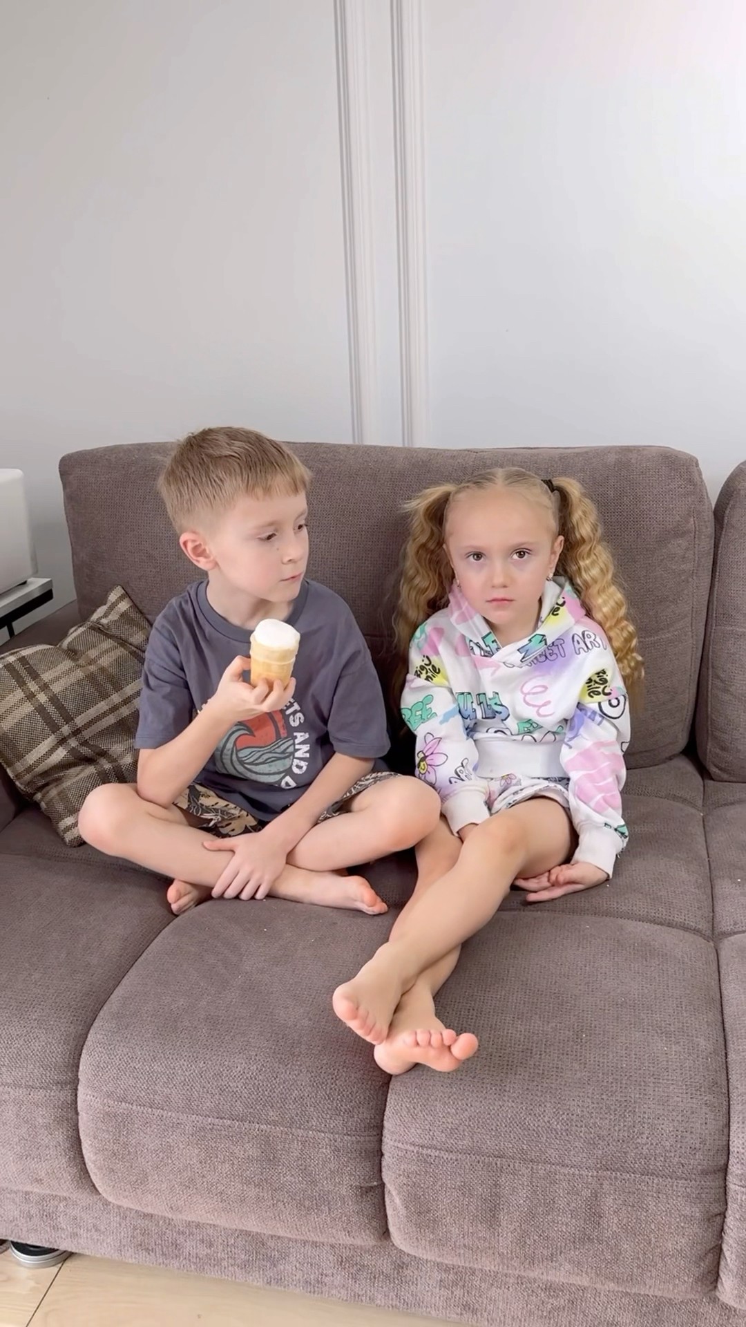 What will his sister do?? filaretiki family✨ #social