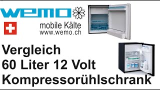 Kompressor Kühlschrank WEMO 66 N 12V - Boots- und