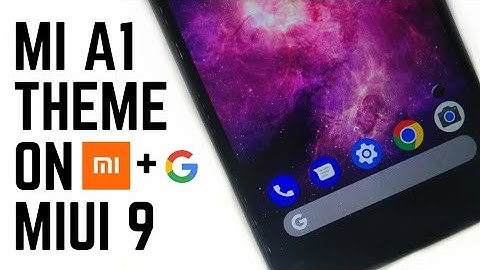 Mi A1 Theme On Miui 9!Best Oreo Theme!Redmi Note 4/Redmi 4