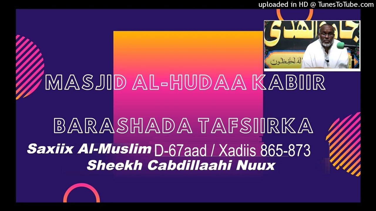 KITAABKA SAXIIX AL-MUSLIM SHEIKH ABDILLAHI NOUH