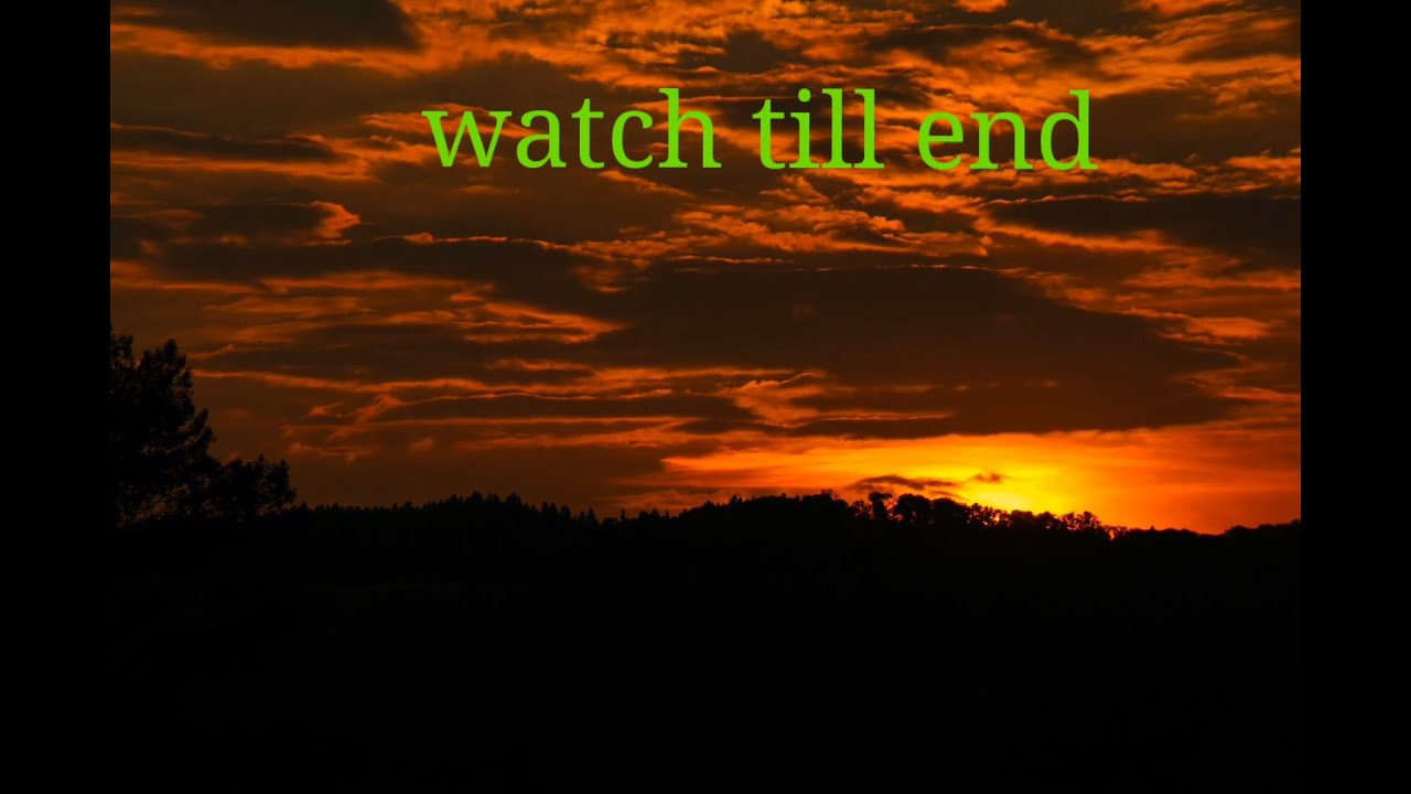 ❤❤❤Beautiful Sunset Vedio with  piano  music ❤❤❤