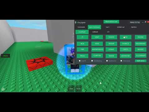 ✔️LUA!! NEW ROBLOX EXPLOIT  'CHRYSPLOIT UPDATED'   ROBLOX LEVEL 7 LUA SCRIPT EXECUTOR  2018