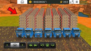 A lot of forestry and wood selling with Transport loader in Fs18 | Forestry | Timelapse | screenshot 1