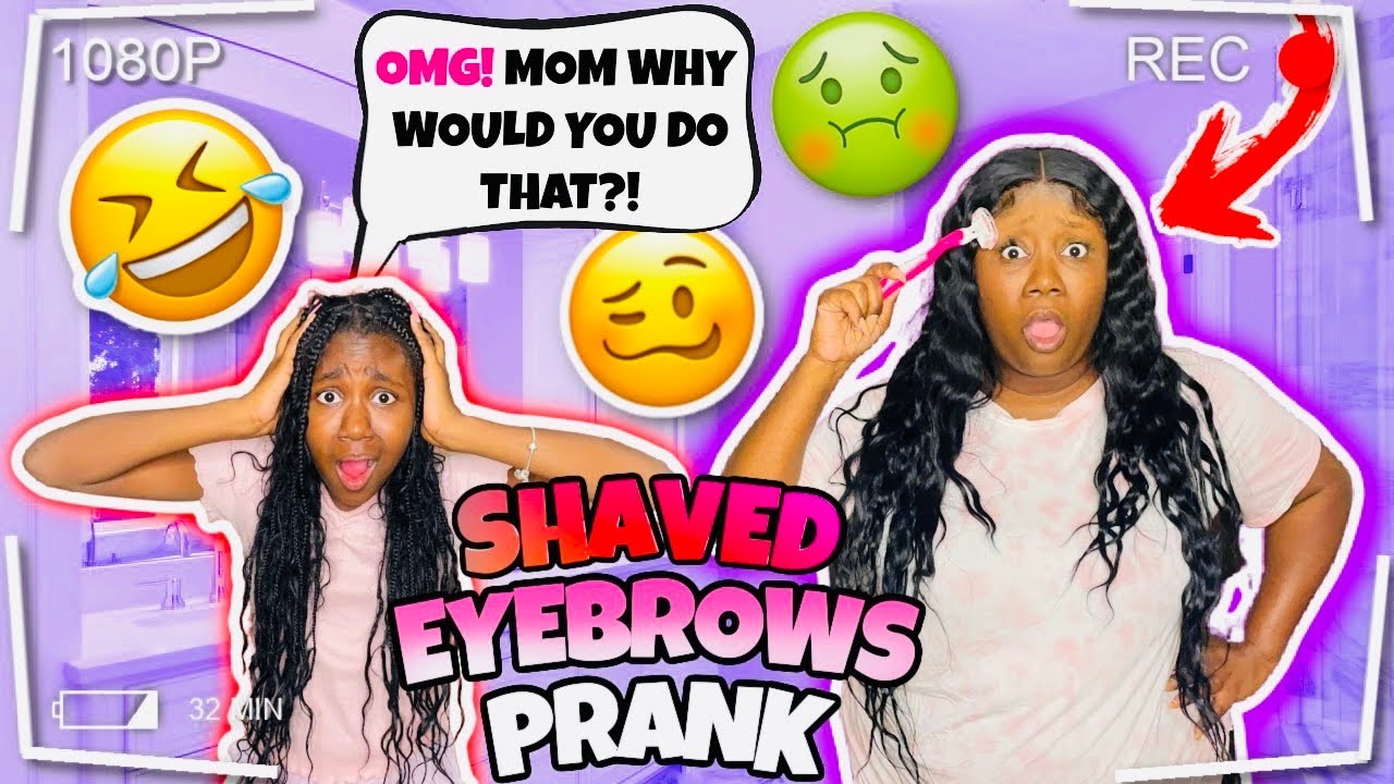 I SHAVED OFF MY EYEBROWS TO SEE HOW KARISSA WOULD REACT