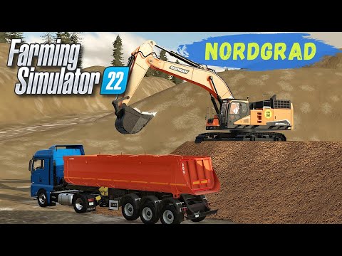 Видео: FS 22 - Nordgrad.  ШЕСТЬ МАШИН с ГЛИНОЙ.  Покупаю РЕСУРСЫ для ПРОИЗВОДСТВА # 11