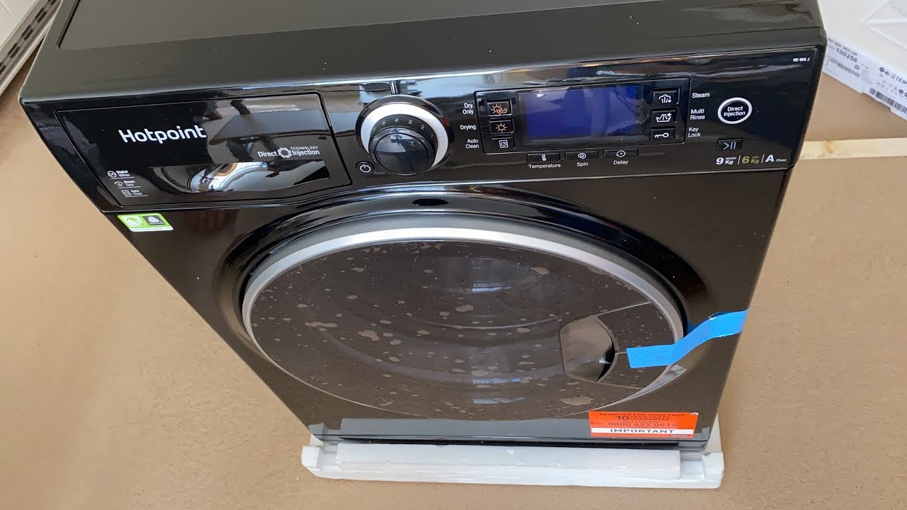HOTPOINT - Washer Dryer Unboxing - YouTube