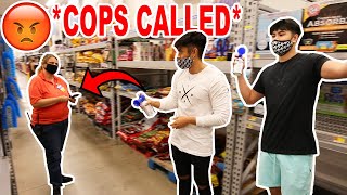 AIR HORN PRANK IN WALMART...*Kicked Out*