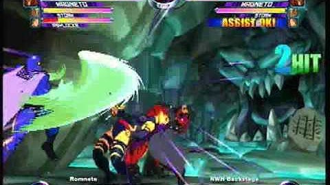MvC2 Online (360): Brett (MSP) vs NWH Backstage (MSP) 3 .:3.1.10:.