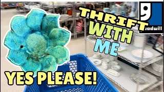 Thrift with ME Goodwill  ~ EPIC! Pottery!  ~ FRESH CARTS EVERYWHERE! Sourcing RESELL ON eBay PROFIT