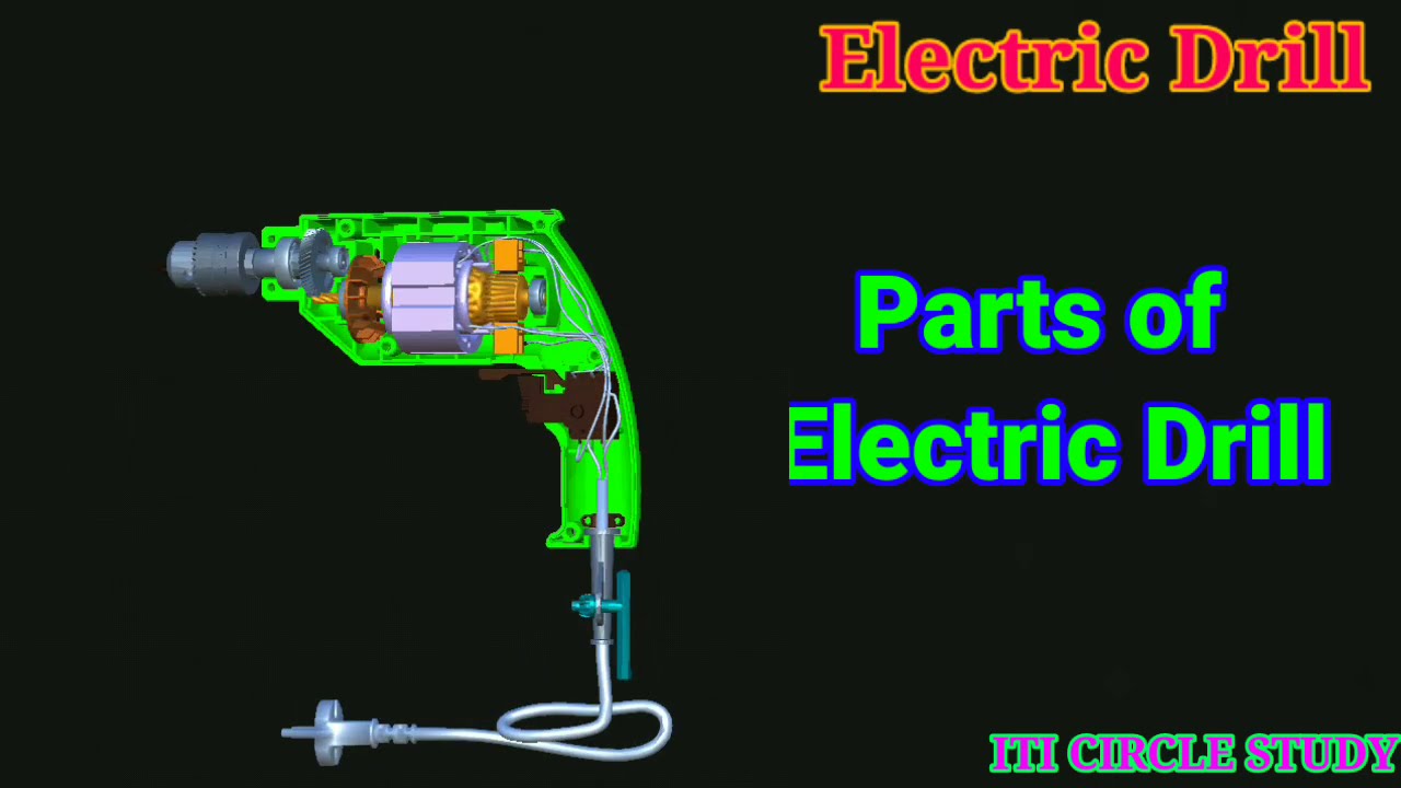 Parts of Electric Drill - YouTube